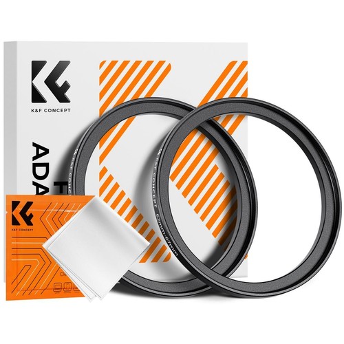 K&F Concept 2 pieces Step Up Ring Aviation-grade Aluminum Filter Adapter Ring - Picture 26 of 41