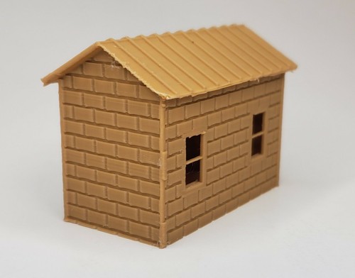 Set of 3 - HO Scale - Small Station House - Building Railway Train 1:87 Model - Picture 5 of 12