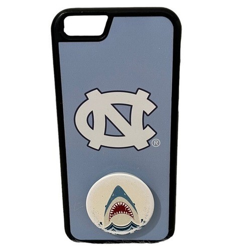 iPhone 7/8 Phone Case UNC University of North Carolina Tar Heels Shark Holder