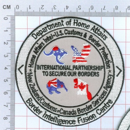 Department of Home Affairs Border Intelligence Fusion Centre obsolete patch