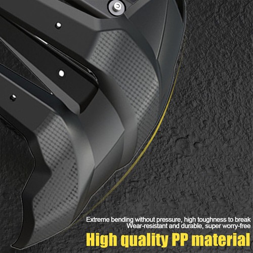 1PC Motorcycle Rear Fender Set - Wheel Cover, Mudguard Bracket & Splash Guard - Picture 4 of 8