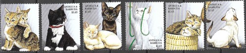 ANTIGUA & BARBUDA - 1999 MNH "The World Of CATS" Two Complete Sets !! - Picture 2 of 2