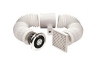 Manrose 100mm Shower Light Extractor Fan - White