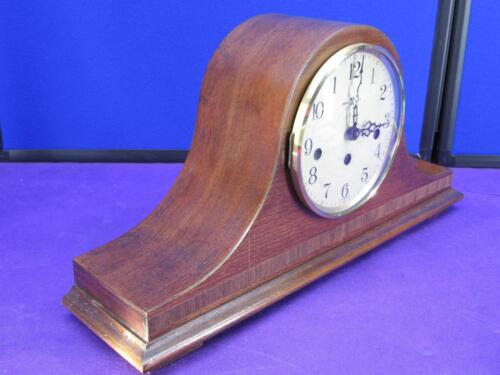 Vintage Howard Miller West Germany Mantle Chime Clock 340-020 2 JEWELS 17"x9"x5" - Picture 2 of 8