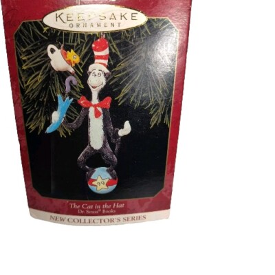Hallmark Keepsake The Cat In The Hat Dr Seuss Ornaments Collector Series 1999