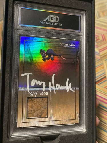 Tony Hawk Signed Last 900 ABD Collectibles Trading Card #314/400 QS1 Autograph - Picture 1 of 5