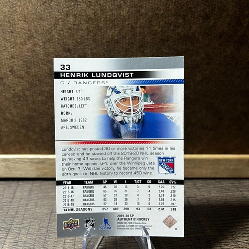 2019-20 Upper Deck SP Authentic Hockey - Pick a Card - Picture 45 of 145