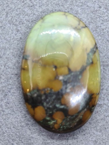 Turquoise Natural Tibetan Oval Cabochon 30.55TCW - Picture 2 of 12