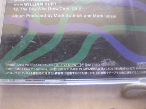 William Hurt, Mark Isham – The Boy Who Drew Cats (1991) Rabbit Ears CD brand new - Picture 4 of 4
