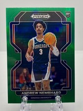 2022 Panini Prizm Draft Picks Andrew Nembhard #91 Green Prizm Pacers (RC,SP)
