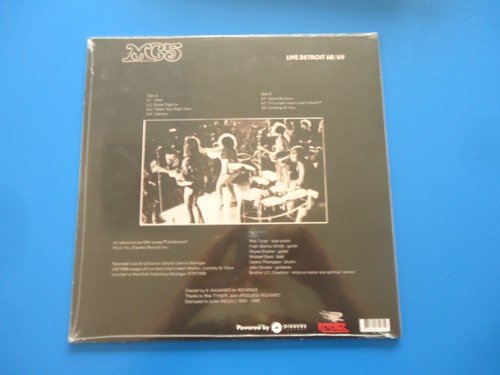 MC5 Live Detroit 68/69 LP (2021) NEW Shrink Wrap Tear 30th Anniversary - Picture 2 of 3
