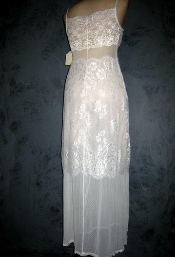 Vestido Lencería Claire Pettibone Nupcial Alta Costura Blanco Largo Encaje Celia S Nuevo Sin Usar - Imagen 9 de 13