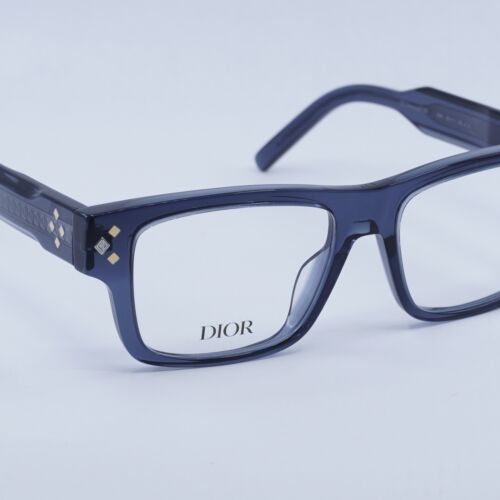 NEW Dior CD DIAMONDO S3I 3000 Shiny Grey Blue 53mm Eyeglasses - Picture 6 of 6