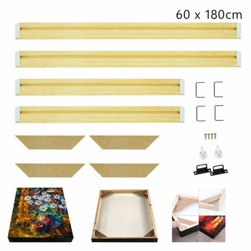 Stretcher Wall Gallery Strips Bar Professional Frame Canvas Pine Art DIY Wooden - Picture 18 of 36