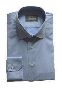 Blue Shirt The Twill Dress Point Wardrobe Thomas Fine Cotton Mason Collar BqPtF7UP
