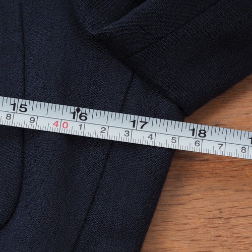 Ralph Lauren Vintage Women's Linen Blue Jacket Blazer Size US 10 (made in Japan) - Picture 8 of 11