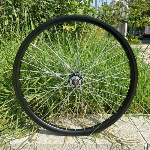 26'' Bicycle Spoke Front Wheel 100mm Double Layer Alum 10G Rim & 26" Fork types - Picture 18 of 100