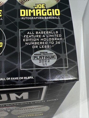 Tony Gwynn Signed Baseball Tristar Hidden Treasures Platinum HOF 2007 Padres 1/1 - Picture 8 of 8