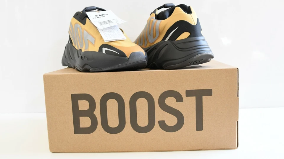 ADIDAS Yeezy 700 Boost MNVN Honey Flux Size 8.5 US Homme (42 EU) no fake NEU - Bild 2 von 4