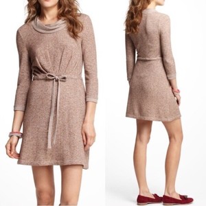 light brown sweater dress