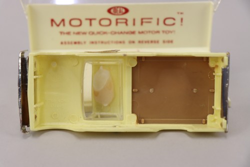 Vintage 1960s Ideal Motorific Ford Truck Plastic Toy Body Shell Ivory w/Case - Picture 6 of 10