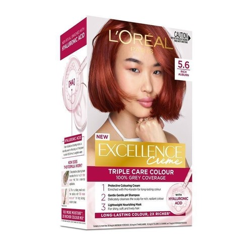L'Oreal Excellence Creme Brown Blonde Hair Color Dye HA Acid 100% Grey Coverage - Picture 42 of 47