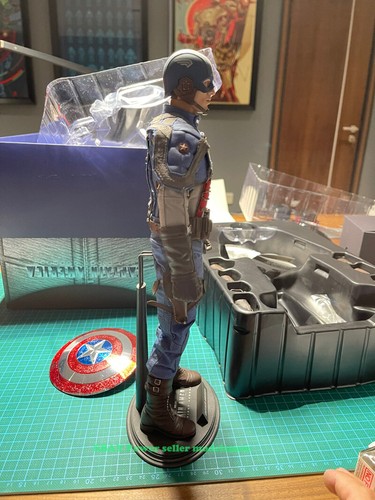 Figura de acción HotToys HT 1/6 MMS156 Capitán América Steve Rogers 1.0 EN STOCK - Imagen 6 de 12