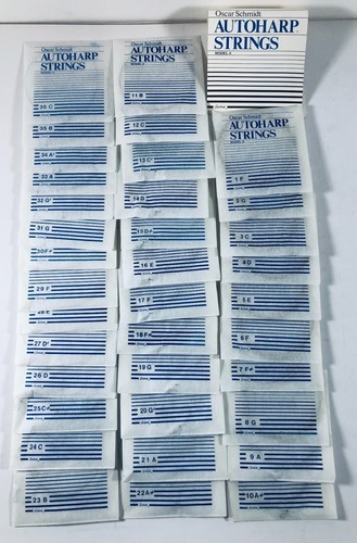 Oscar Schmidt Autoharp Strings Model A (Complete Set of 36 Strings) - Picture 2 of 4