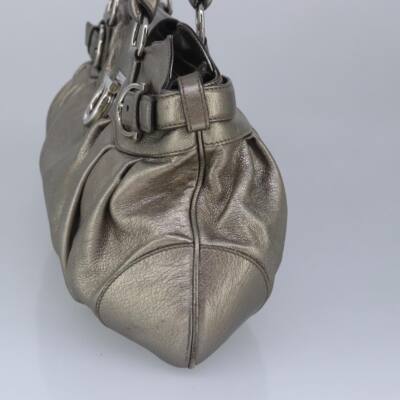 バッグ Vintage Ferragamo Gancini hardware bag Salvatore Ferragamo Gancini Hand Bag Leather Gold Auth