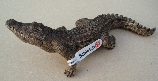 Schleich Wild Life Krokodil Reptil Wildtier Spielfigur 18 cm 14736