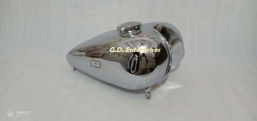 NSU Max Lux OSB 250 251 Standard BJ 1953 Chrome Gas Fuel Petrol Tank - Foto 3 di 10