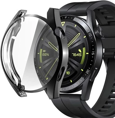 BNBUKLTD® For Huawei Watch GT 3 Case Screen Protector Full Protective Cover 42/46MM