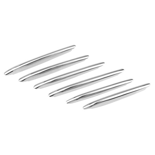 6x Chrome Silver Front Hood Vent Grill Trim Fins For Mercedes BENZ R172 SLK SLC - Picture 4 of 11