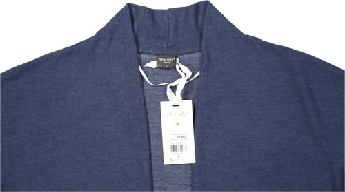 NEU ! Fresh Made Damen Cardigan blau Gr. L - Bild 5 von 7