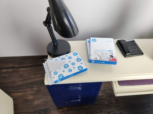 1/6 Scale Miniature Playscale TWO Reams of Copy Paper Barbie Office Accessories - Picture 4 of 14