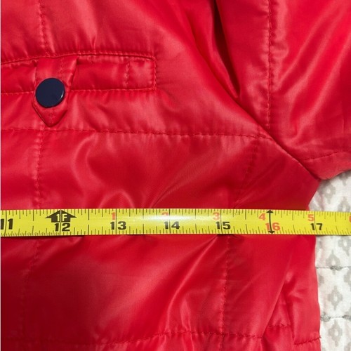 Tulle Anthropologie Red Lightweight Quilted Jacket Size Small New Condition - Picture 5 of 6