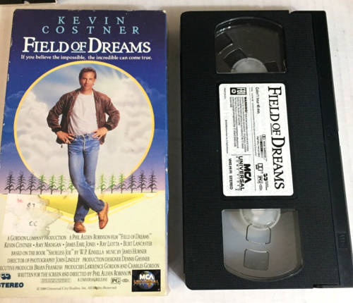 Field of Dreams Kevin Costner VHS tape Ships Free Same Day With Tracking