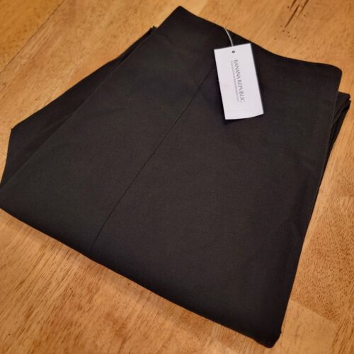 Banana Republic Pants Womens 12 Pull On Stretch Zippered Leg 30x28 Black NEW - Picture 3 of 17