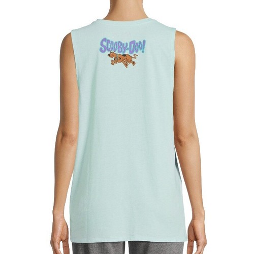 Scooby Doo Juniors Tank Top Small 3-5 New with Tags Blue Shaggy Van Groovy Peace - Picture 3 of 8