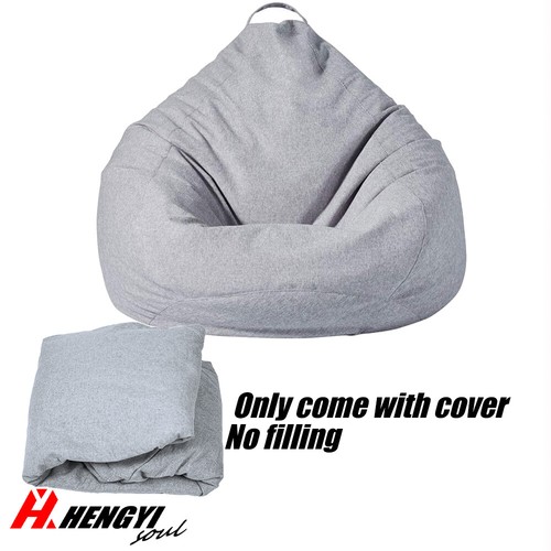 Großer Sitzsack Stuhl Sofa Couch Bezug für Erwachsene Kinder drinnen Outdoor Faule Liege - Bild 17 von 20