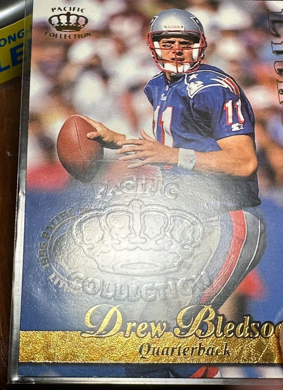 Drew Bledsoe 1996 Pacific Litho Cel Proof Certified Stamp #6/360 RARE SP 1:17316