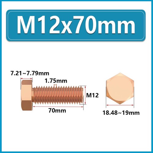 M3 M4 M5 M6 M8 M10 M12 M14~M20 Sechskant Madenschrauben -T2 Kupfer Sechskant Madenschrauben - Bild 95 von 124