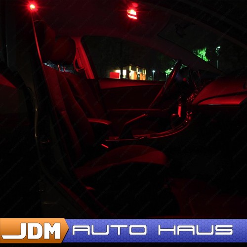13x Red Interior License Plate LED Light Package Kit Fit Lexus ES350 2007-2012 - Picture 6 of 12