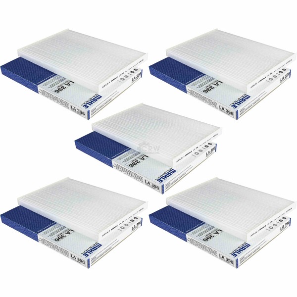 5X Mahle Knecht Innenraumfilter Innenraumluft Pollenfilter LA 396 FüR Nissan-image