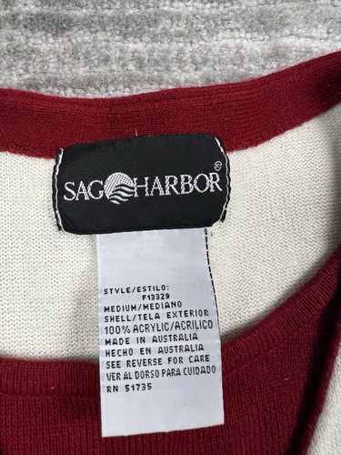 Sag Harbor Sweater Womens Medium Multicolor Layered Cardigan Acrylic - Picture 10 of 11