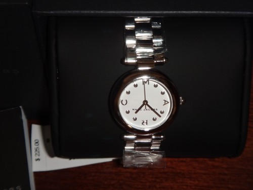Marc by Marc Jacobs Petite Silver Stainless Steel Watch MJ3485 White Dial 37mm - Picture 4 of 7