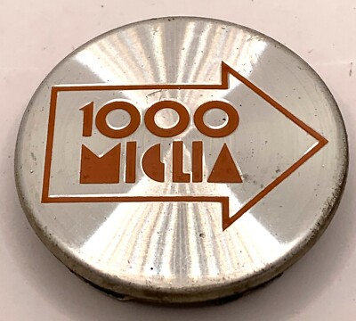 PC+ABS 1000 MIGLIA CHROME Wheel Center Cap 