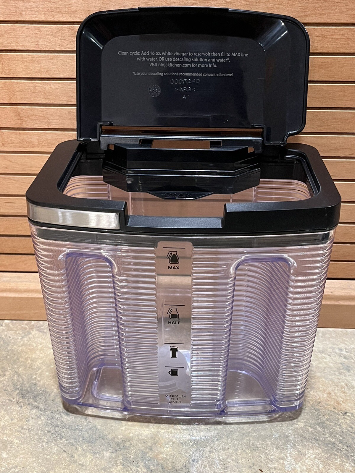 NINJA COFFEE BAR MAKER WATER RESERVOIR TANK w/ LID Replacement CF091 (2