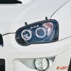 Black Angel Eye Projector Head Lights for Subaru Impreza GD 2003-2005 RX WRX STi