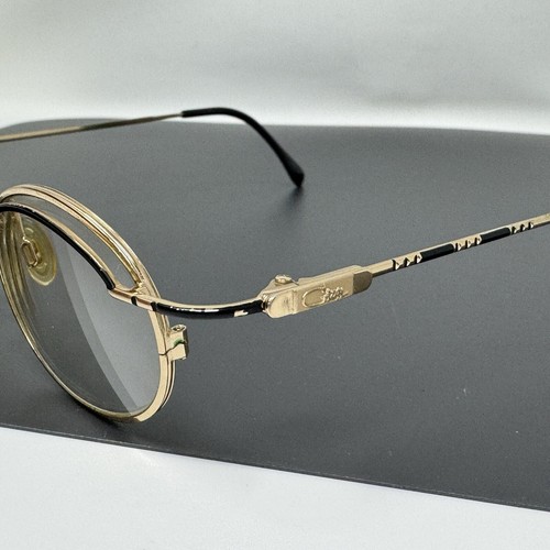 Monturas de gafas Cazal NOS Mod 775 doradas negras Alemania - Imagen 4 de 21